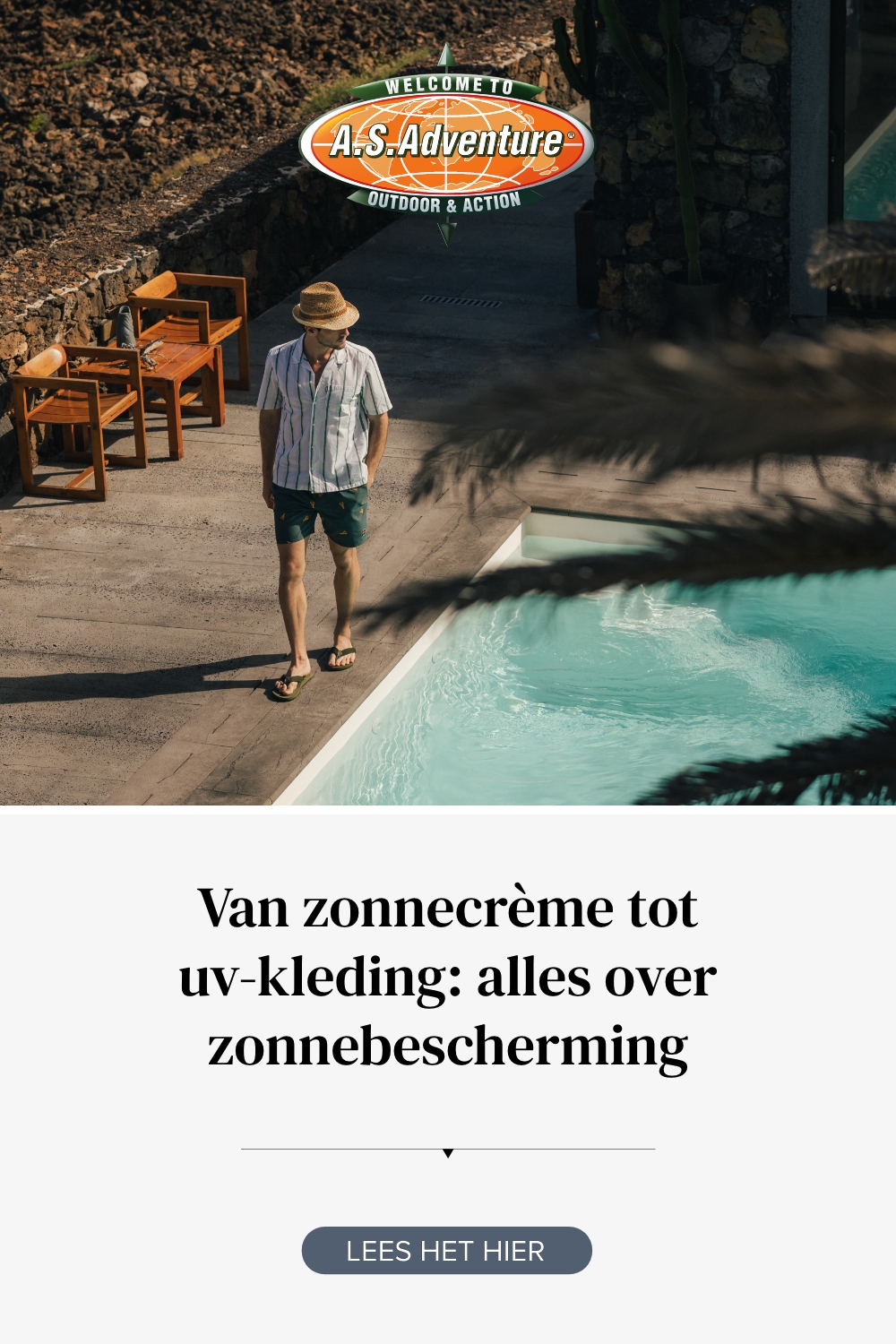 Zwemkleding voor het hoofd ter bescherming tegen de store zon