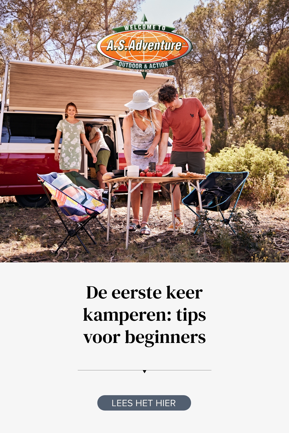 Postbode niveau optioneel Kamperen voor beginners | A.S.Adventure