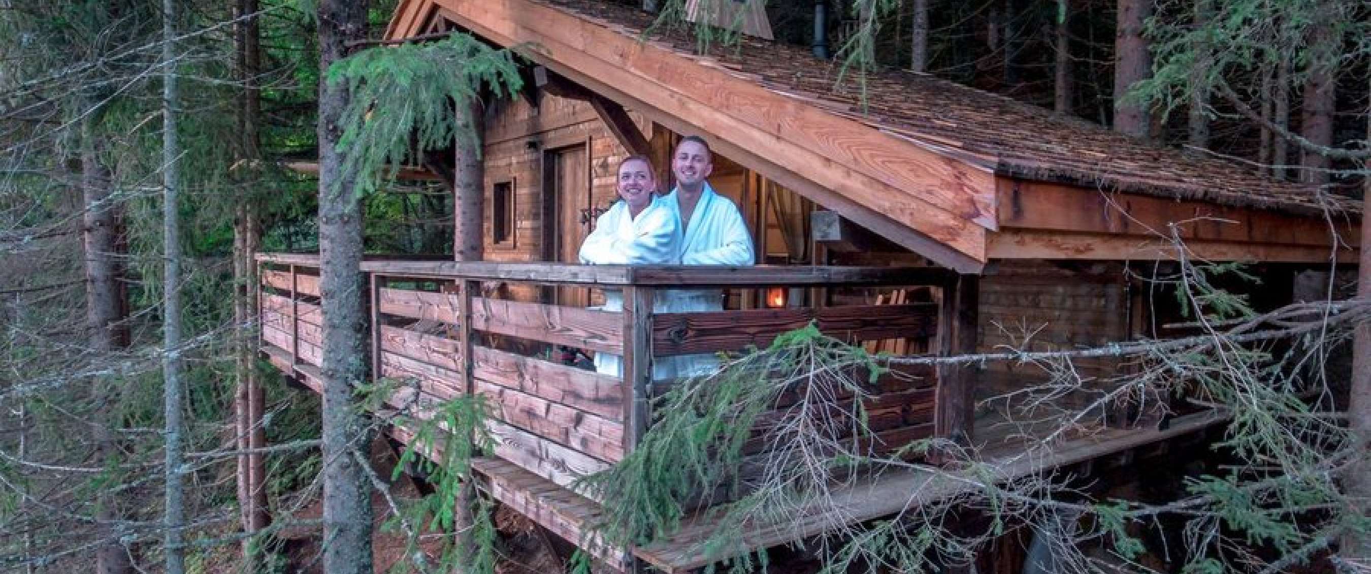 Cabane dans les arbres Cabane Spa Mont Blanc