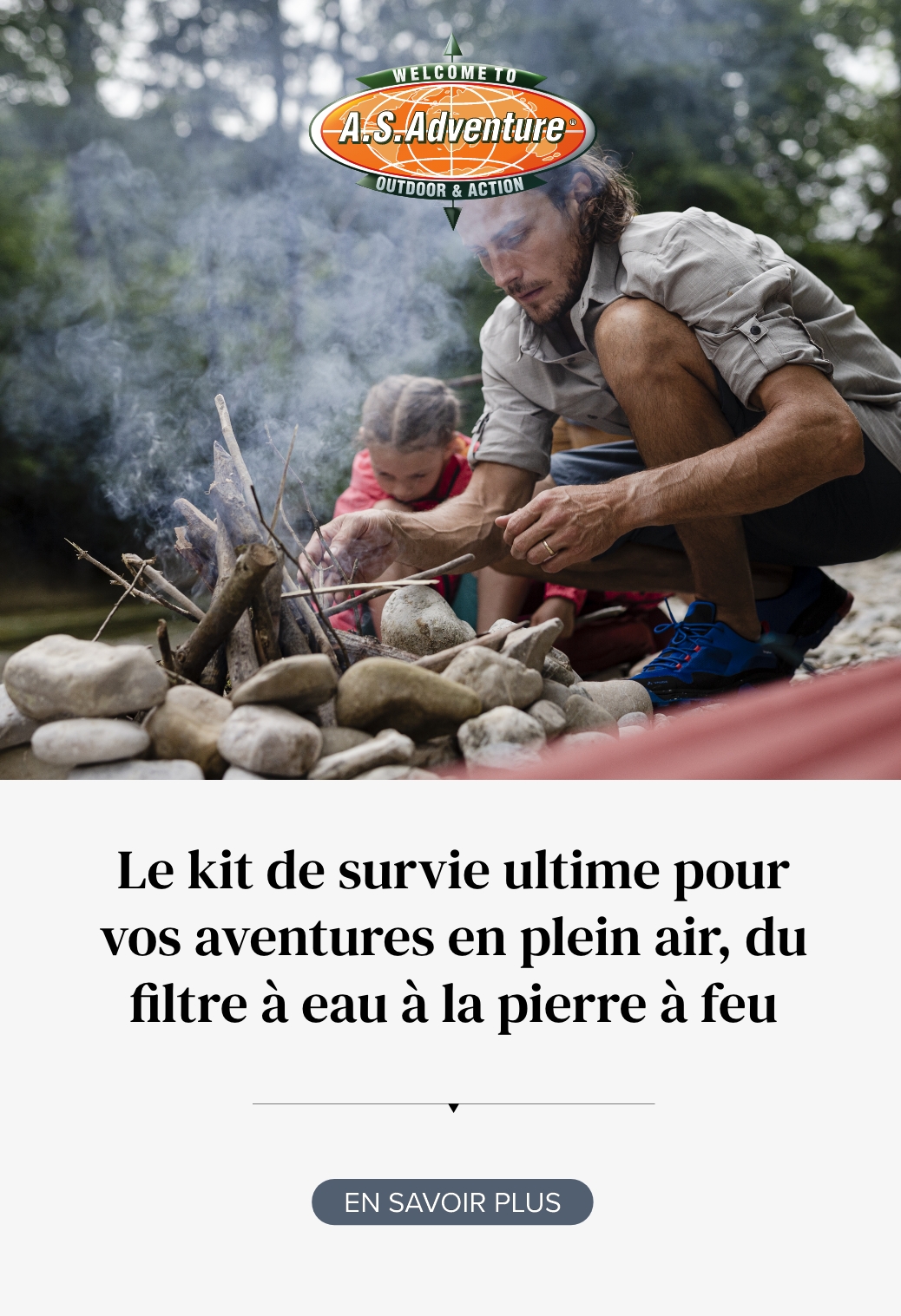 TD® Kit de survie d'urgence SOS plein air camping boîte
