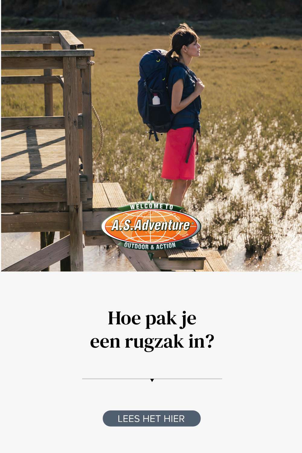 Trekrugzak as top adventure