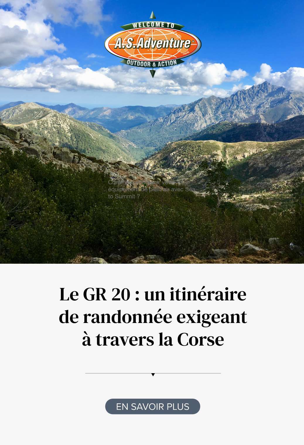 Le GR 20 : un itinéraire de randonnée exigeant à travers la Corse | A.S ...