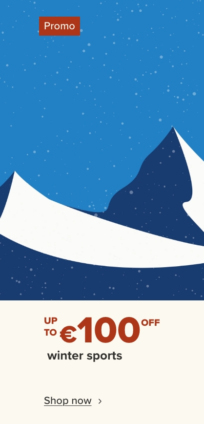 Up tot €100 off winter sports