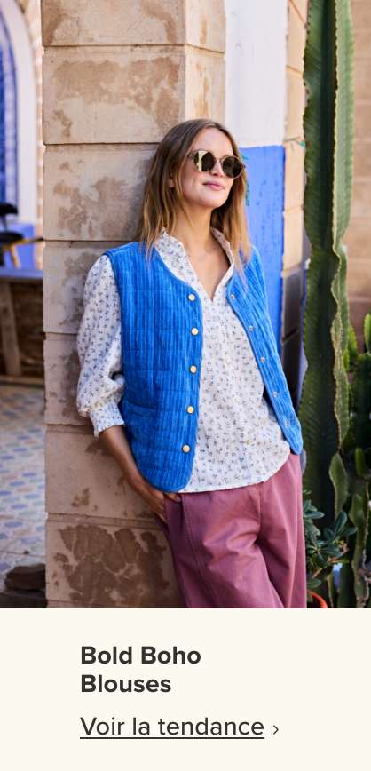 Tendance: Bold boho blouses