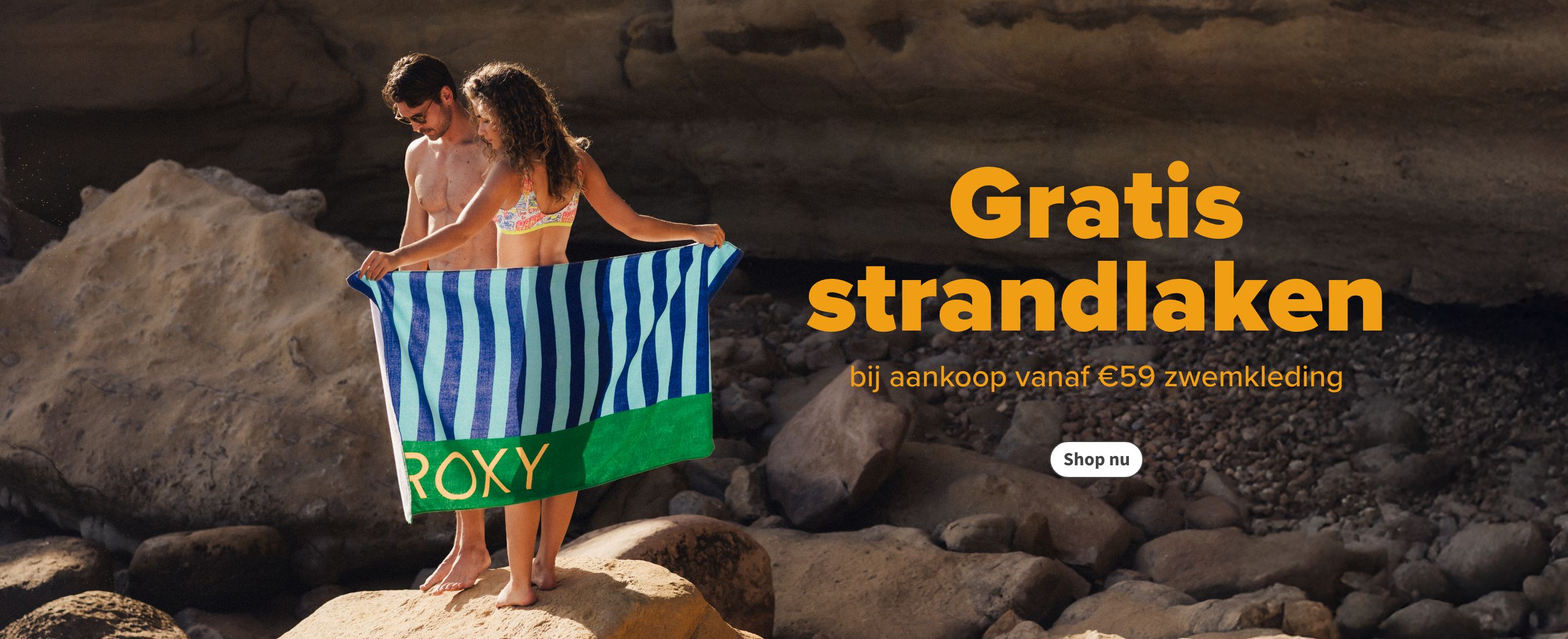 Gratis strandlaken bij aankoop vanaf € 59 zwemkleding