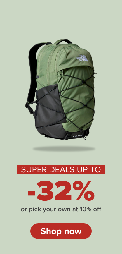 Super deals up to -32% or pick your own at 10% off