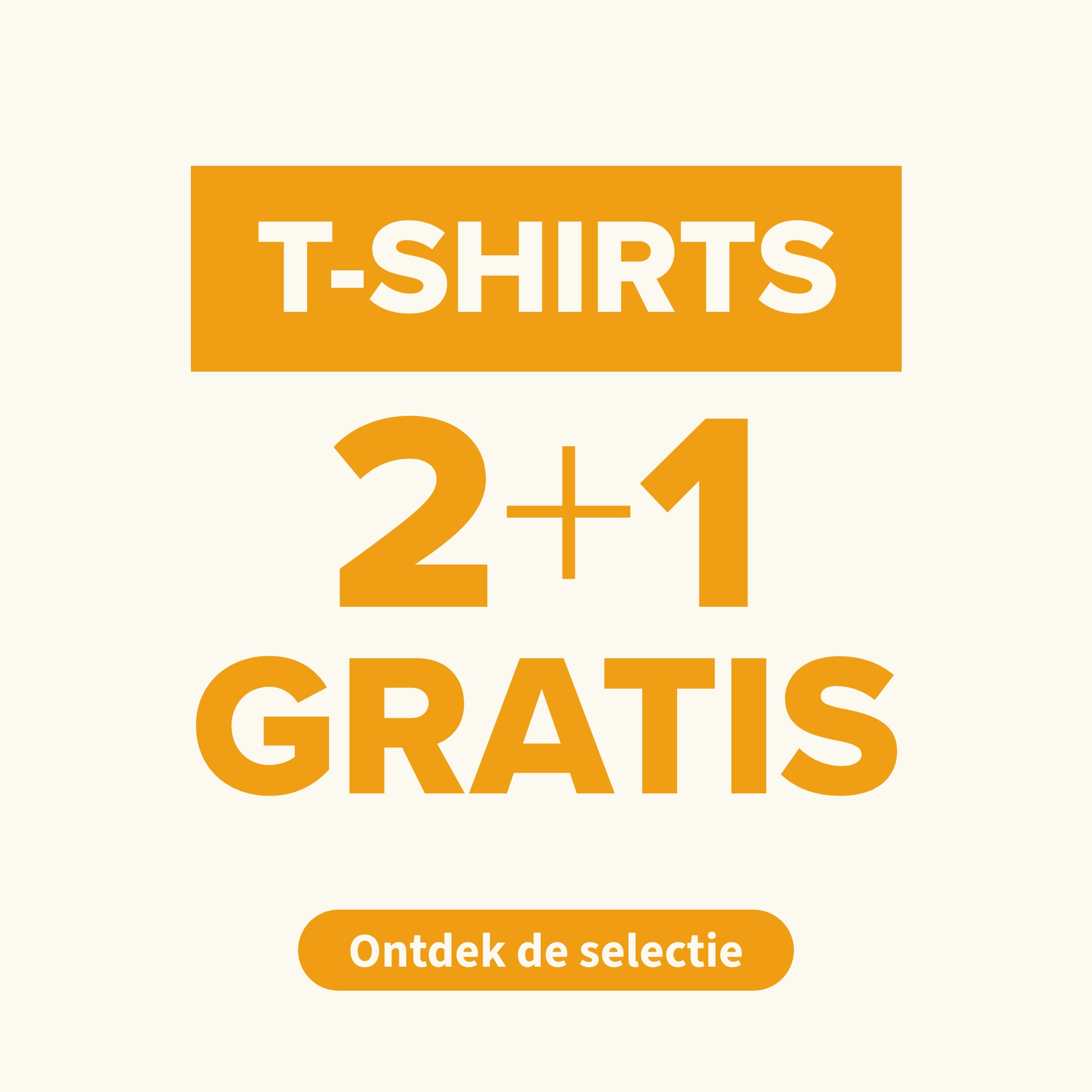 T-shirts 2 + 1