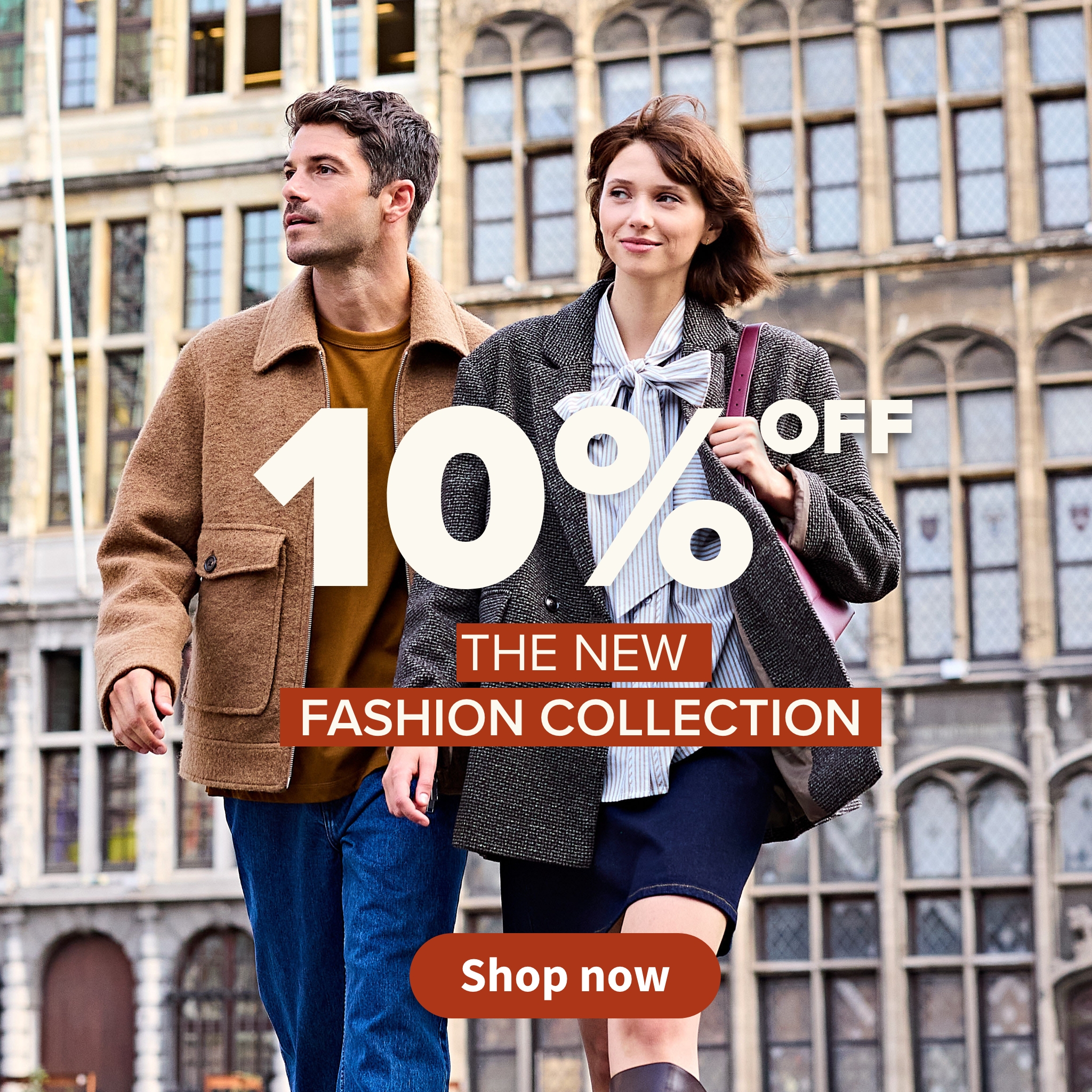 10% off the new fashion collection