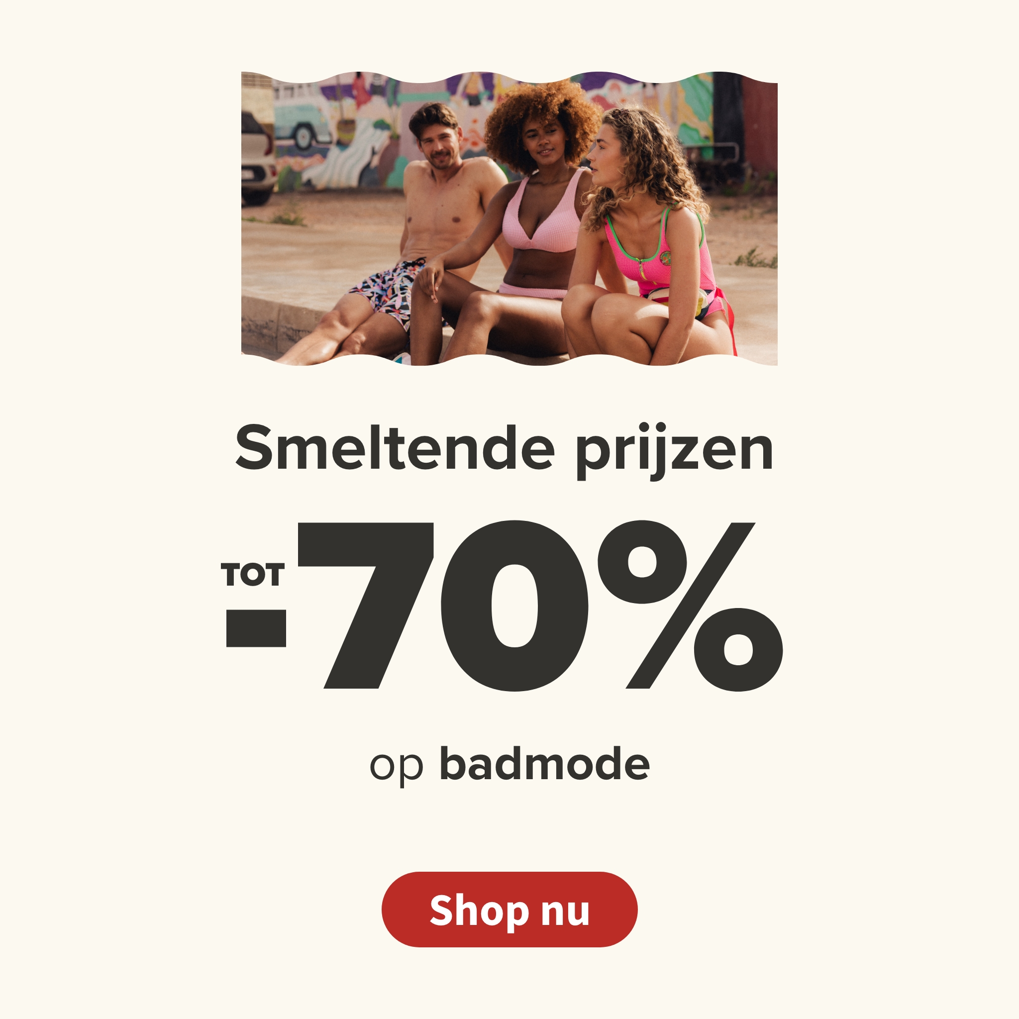 Smeltende prijzen tot 70% op badmode